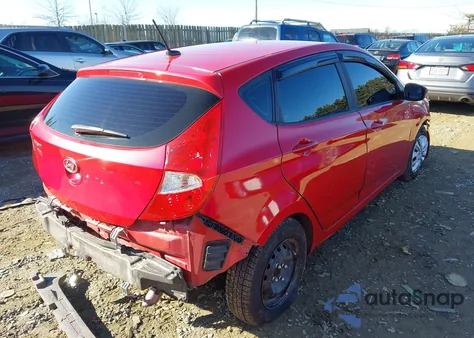 2017 Hyundai Accent Se z USA, uszkodzony, nr VIN KMHCT5AE4HU312673